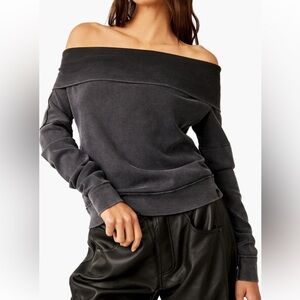 Free People Not the Same Off the Shoulder Top — LARGE